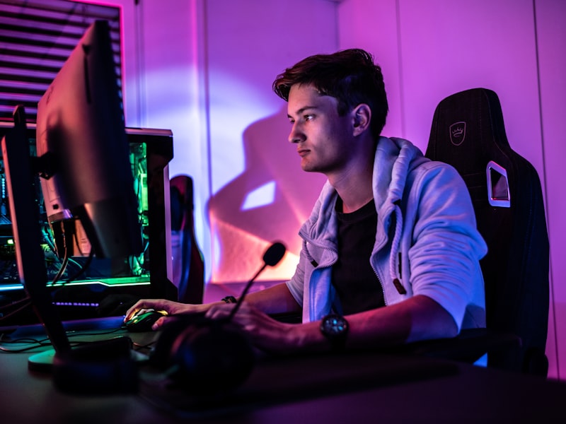 The LAN arena set for a Friday night final